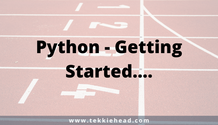 python Getting Started